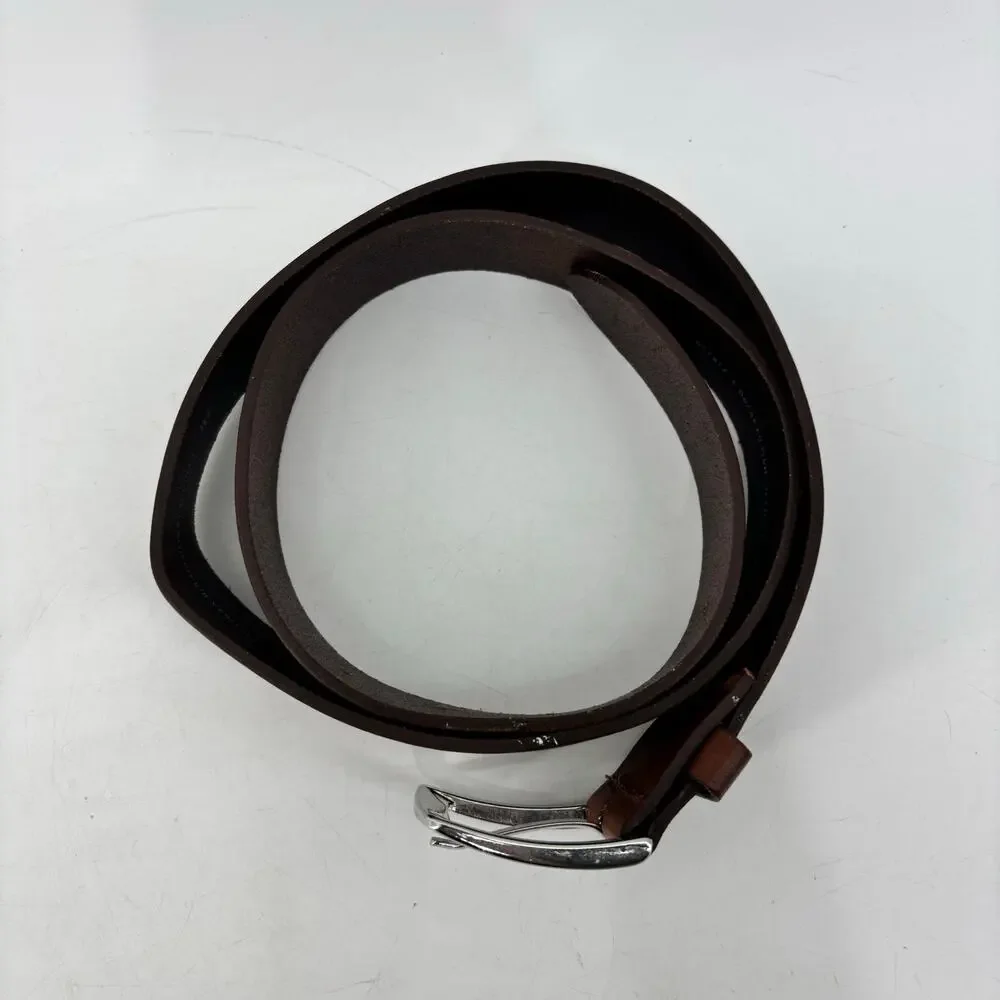 H&M Brown Size Small Leather Belt Unisex Women Men Casual Minimalist